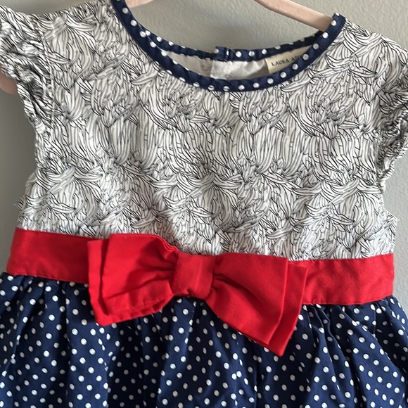 Vintage Laura Ashley Spring Dress - Size 4 - Picture 3 of 4